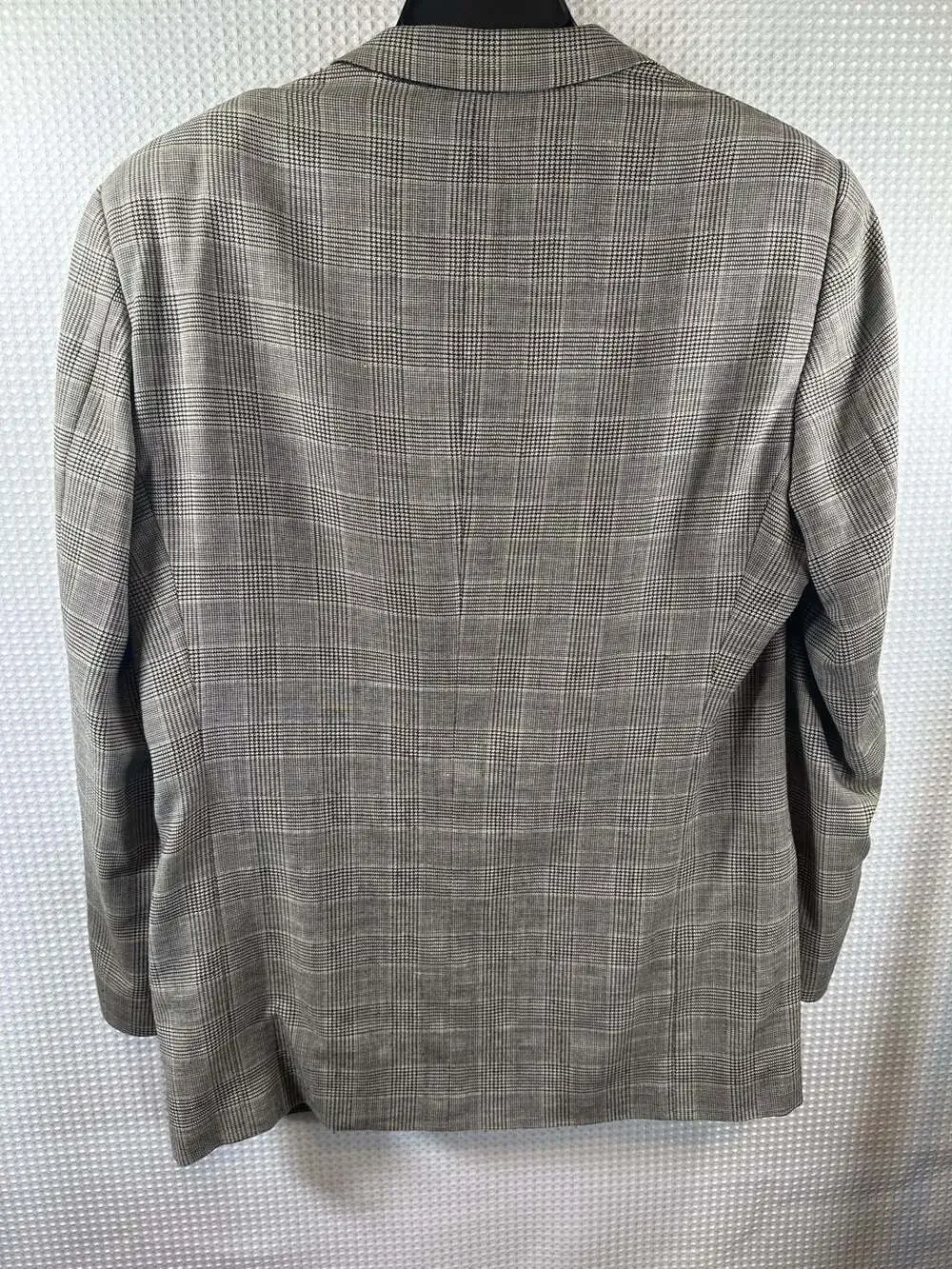 Vintage Mani by Giorgio Armani  Gray Checked Plaid Blazer Sport Coat